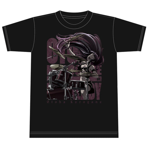 『ロックは淑女の嗜みでして』Tシャツ 黒鉄音羽 ロックver.